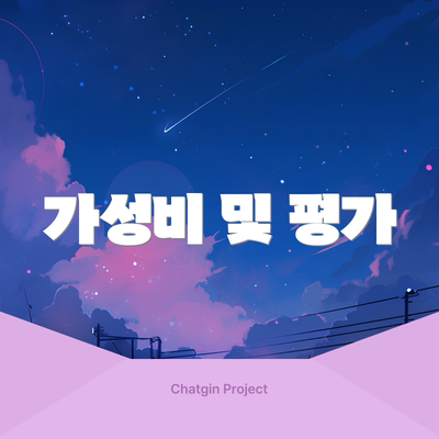가성비 및 평가
