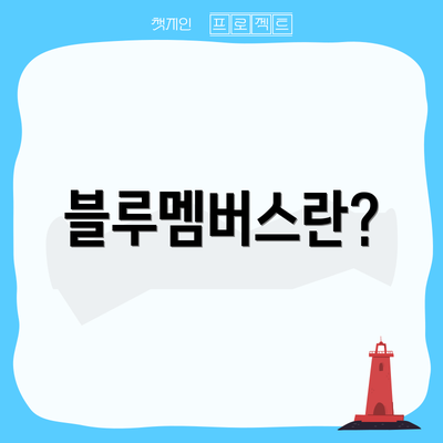 블루멤버스란?
