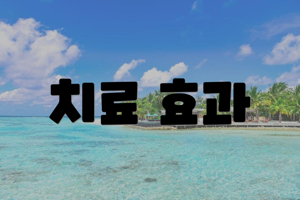 치료 효과