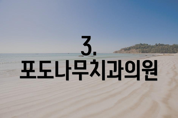 3. 포도나무치과의원
