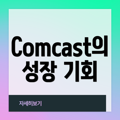 Comcast의 성장 기회