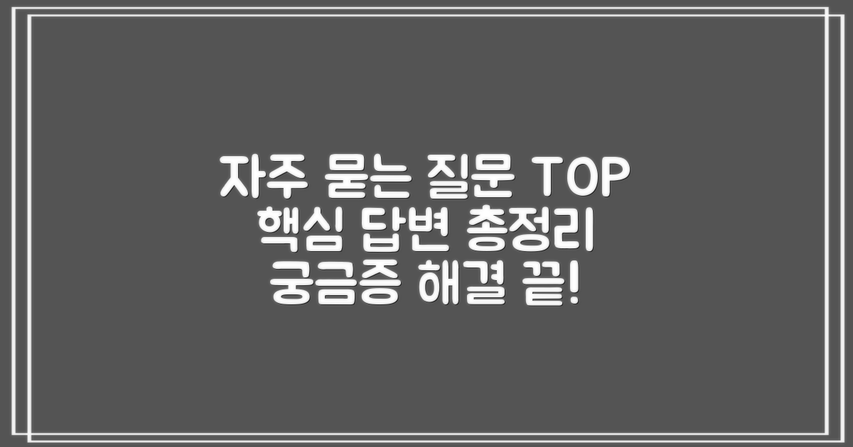 자주 묻는 질문