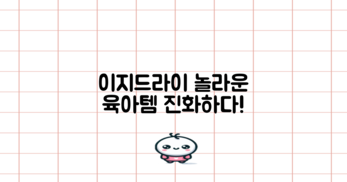이지드라이, 진화하는 육아템