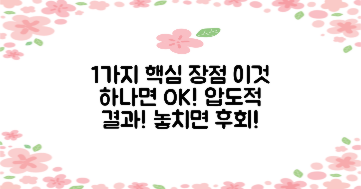 1가지 핵심 장점