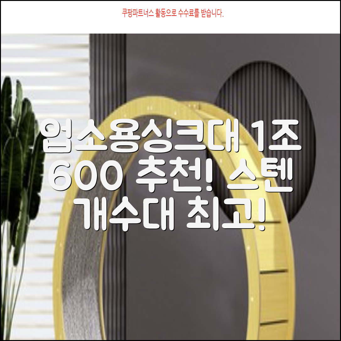 업소용싱크대 1조 600 업소용개수대 스텐싱크대 주방싱크대, 1조 600*600*800 추천 리뷰