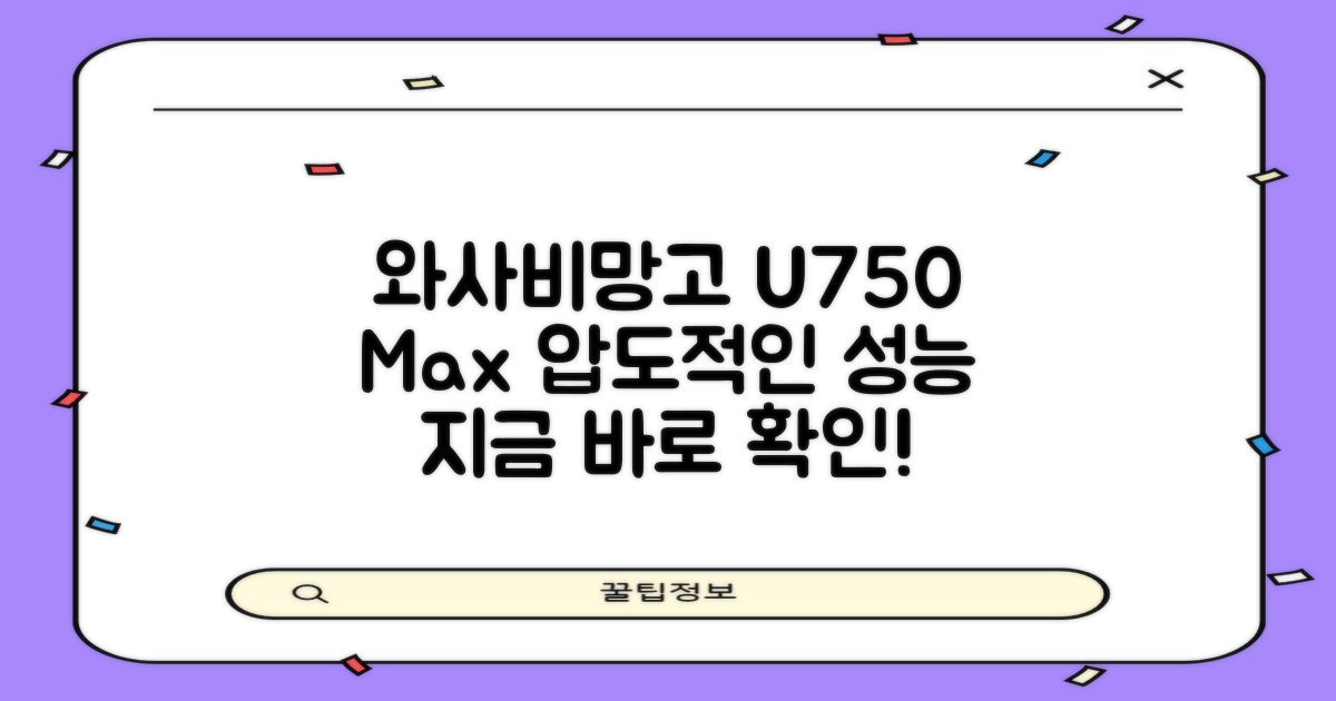 와사비망고 U750 Max 추천