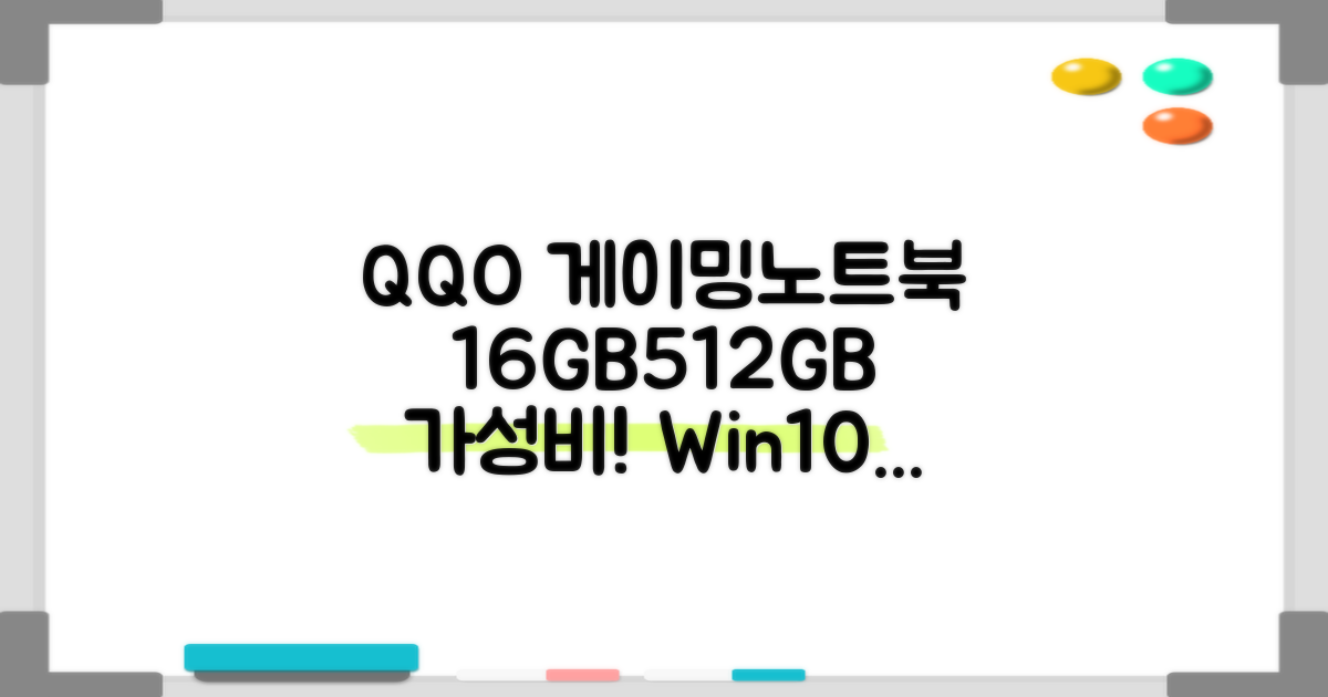 QQO 게이밍노트북 15.6 inch RAM 16GB/SSD 512GB 가성비 노트북 Windows 10 Home & Ms Office 지문 잠금 해제, N5095, WIN10 Home, 16GB, 512GB, 은색 추천 리뷰